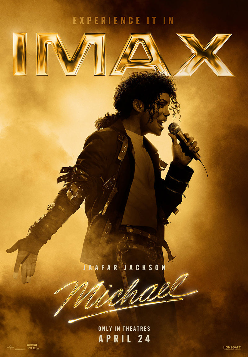 Michael Jackson movie metal poster design 03 on stainless steel by Chromaplate