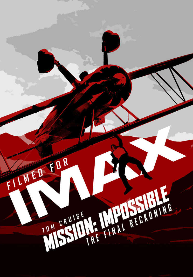 Mission: Impossible - The Final Reckoning movie metal poster design 03 on stainless steel by Chromaplate