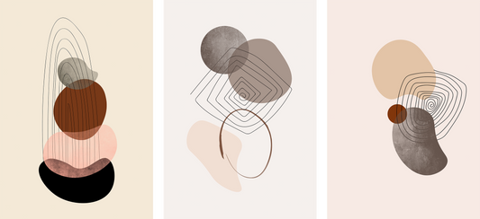 Modern Forms Collection wall metal poster on stainless steel by Chromaplate