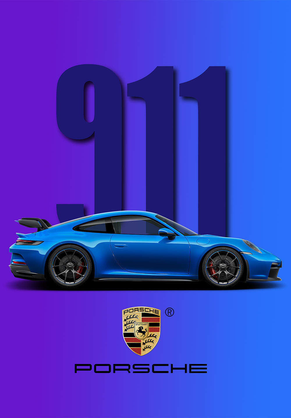 Porsche 911 Car Poster