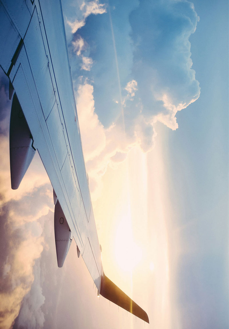 Airplane Aviation Wall Art aviation metal poster on stainless steel by Chromaplate