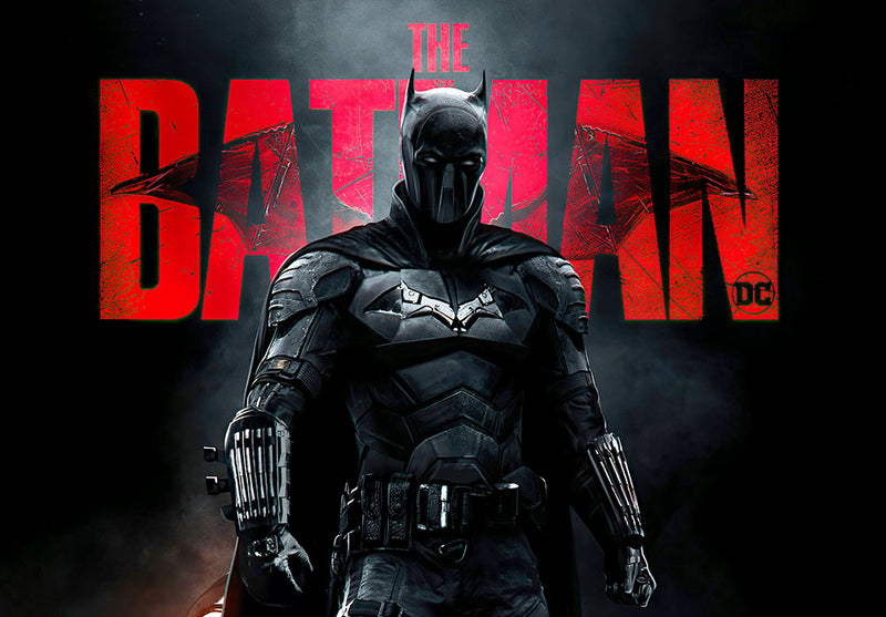 The Batman comic metal poster design 08 on stainless steel by Chromaplate
