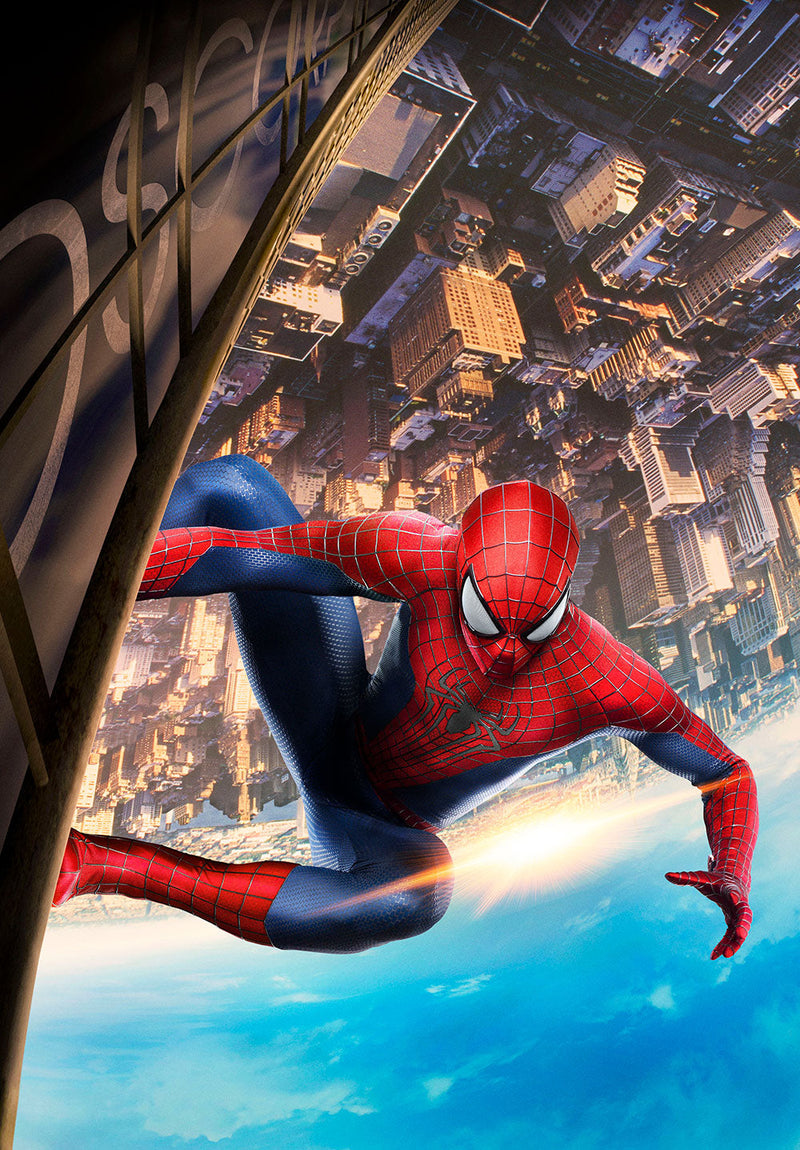 The Amazing Spider-Man 2 comic metal poster on stainless steel by Chromaplate