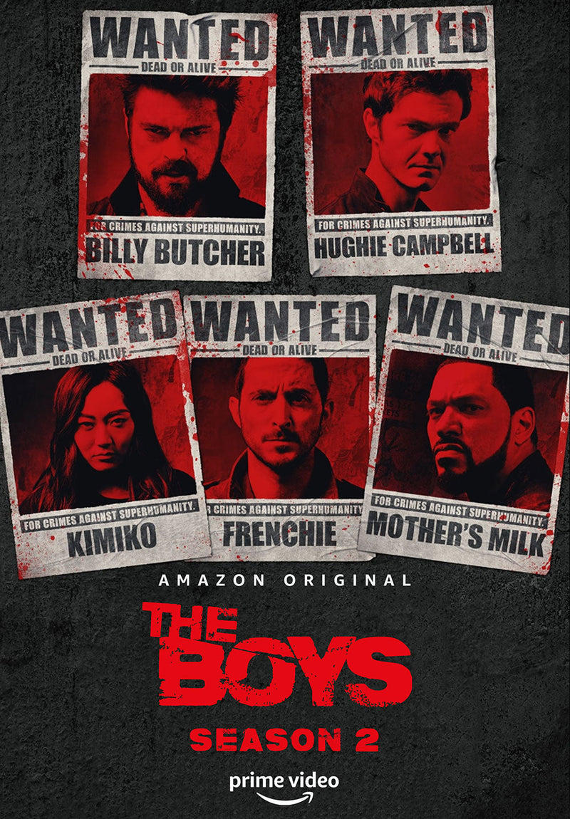 The Boys movie metal poster design 03 on stainless steel by Chromaplate