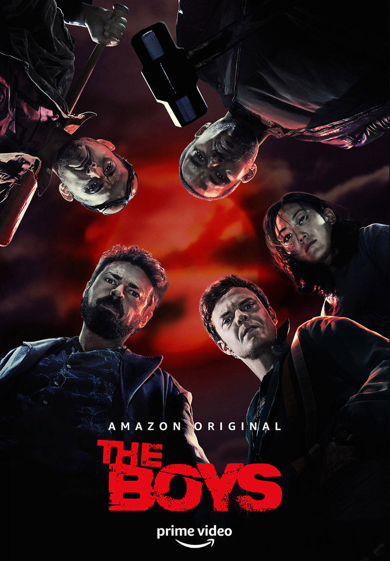 The Boys movie metal poster design 01 on stainless steel by Chromaplate
