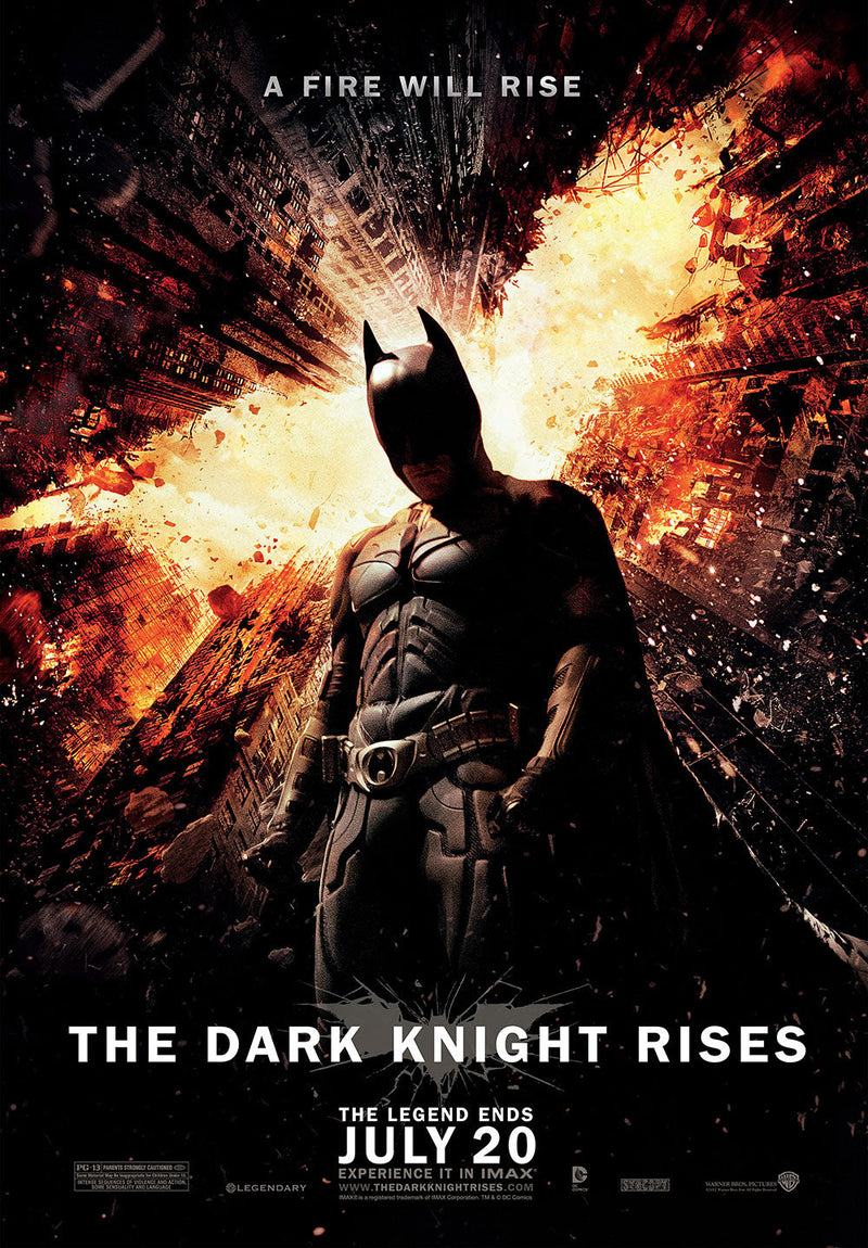 Batman The Dark Knight comic metal poster design 01 on stainless steel by Chromaplate