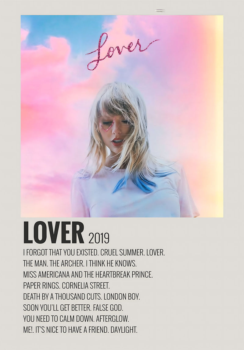 Taylor Swift music metal poster design 03 on stainless steel by Chromaplate