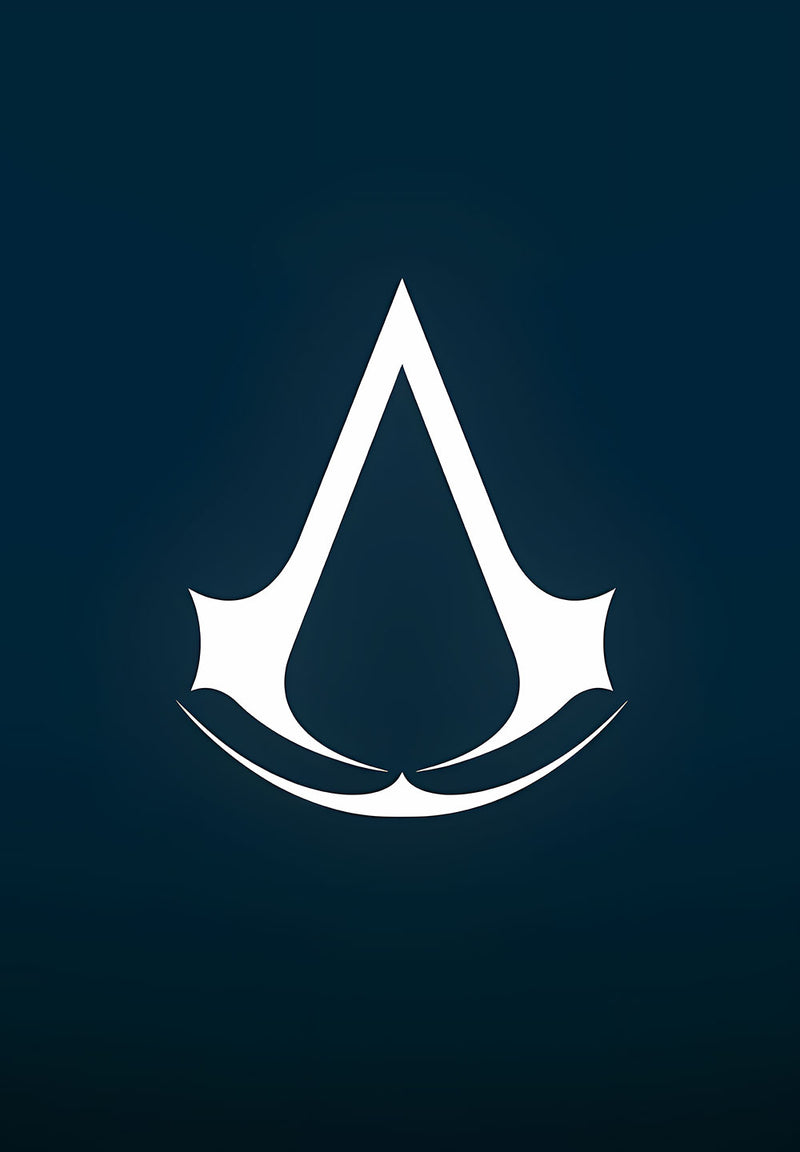 Assassins Creed gaming metal poster design 03 on stainless steel by Chromaplate