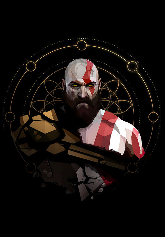 Kratos God Of War Poster