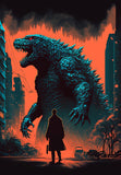 Godzilla Movie Wall Art - Design 09
