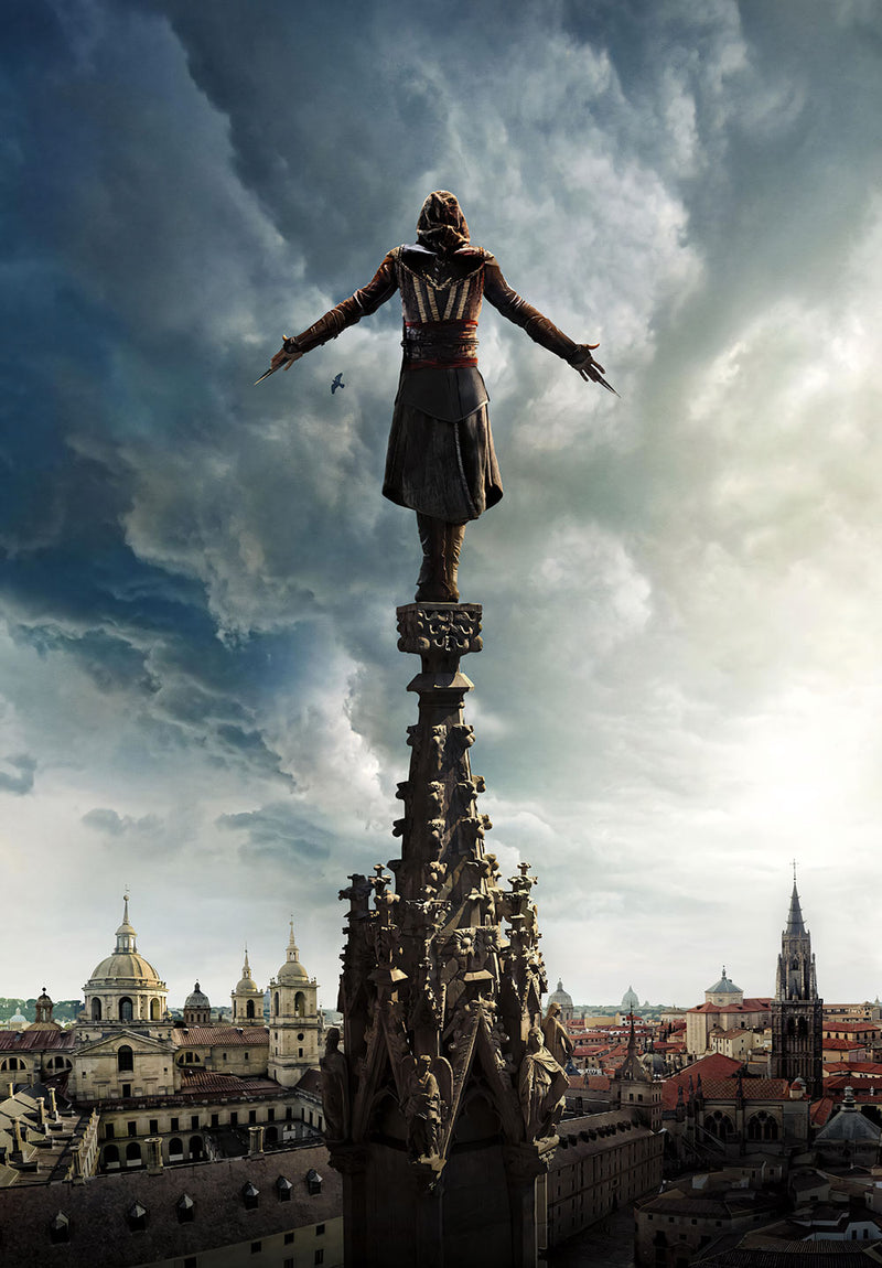 Assassins Creed gaming metal poster design 02 on stainless steel by Chromaplate